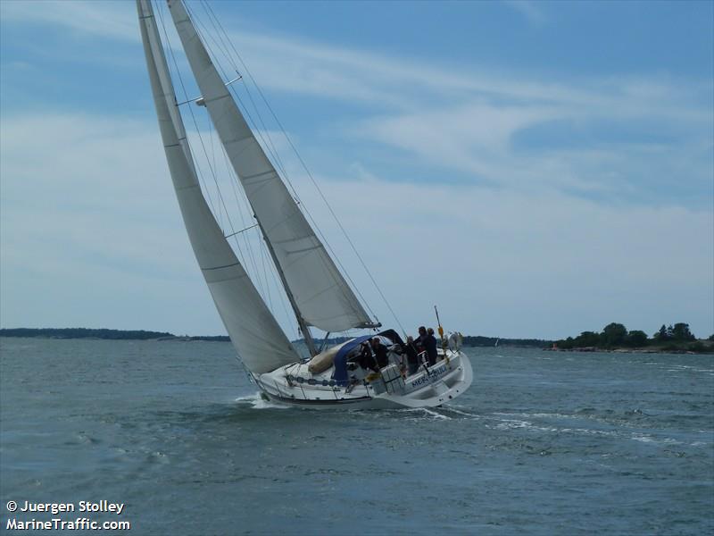 merenneito (Sailing vessel) - IMO , MMSI 211502660, Call Sign DIJC2 under the flag of Germany