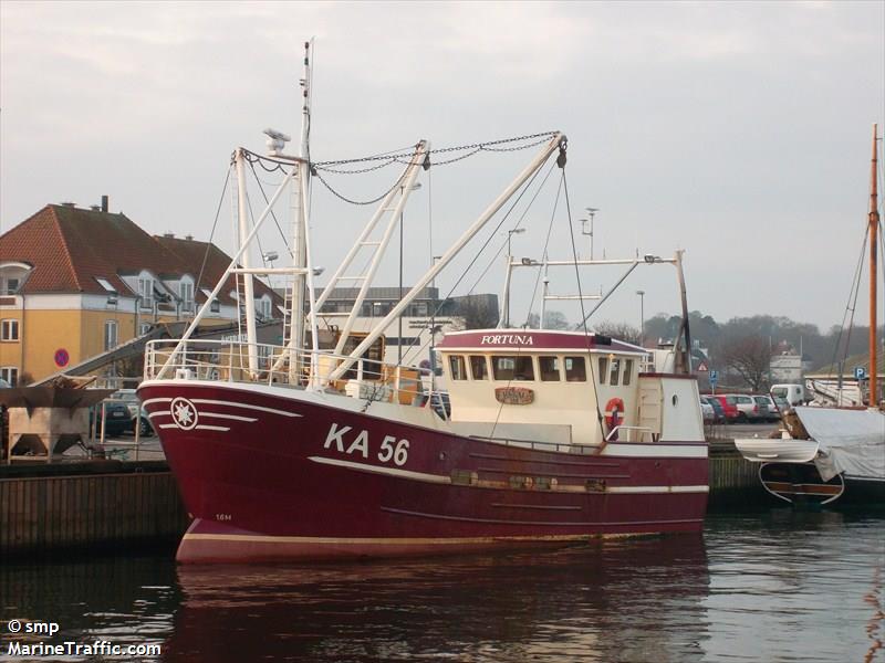 fortuna ka56 (Fishing vessel) - IMO , MMSI 219009183 under the flag of Denmark