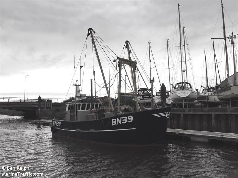 merlin bn39 (Fishing vessel) - IMO , MMSI 235069525, Call Sign 2BUU8 under the flag of United Kingdom (UK)