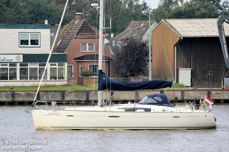 above mean sea level (Pleasure craft) - IMO , MMSI 244060078, Call Sign PD9962 under the flag of Netherlands