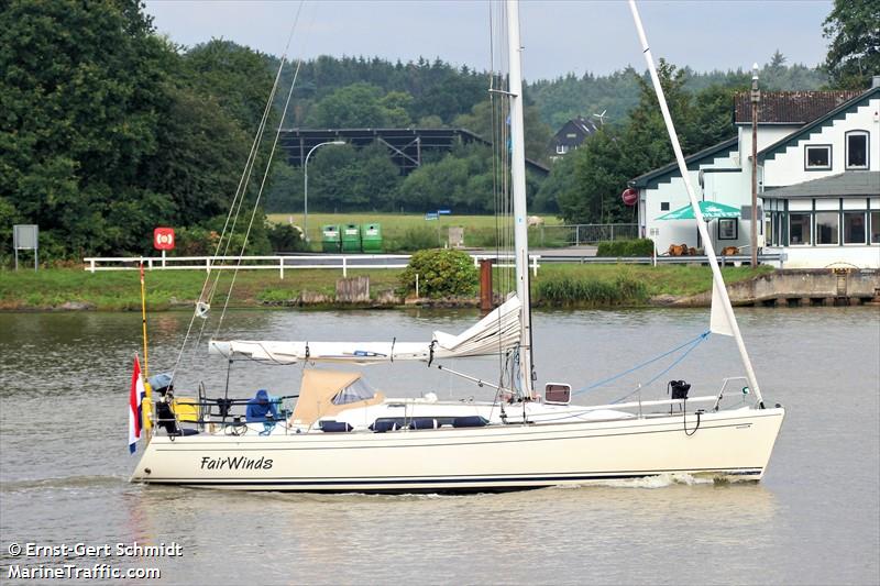 fairwinds (Sailing vessel) - IMO , MMSI 244090612, Call Sign PI2772 under the flag of Netherlands