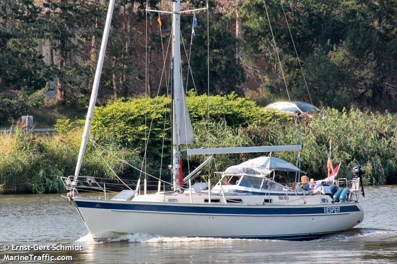 vesper (Pleasure craft) - IMO , MMSI 244250557, Call Sign PF5065 under the flag of Netherlands