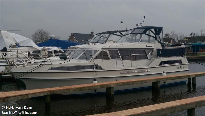 allegra (Pleasure craft) - IMO , MMSI 244790168, Call Sign PA3970 under the flag of Netherlands