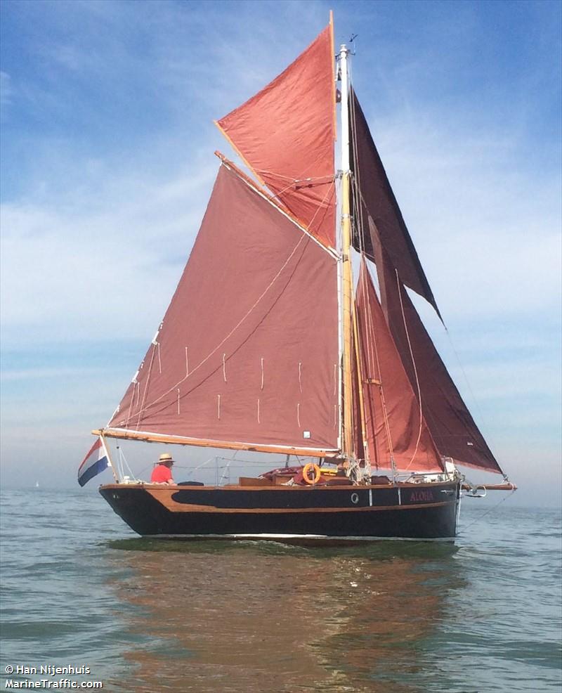 aloha (Pleasure craft) - IMO , MMSI 244790201, Call Sign PI9361 under the flag of Netherlands