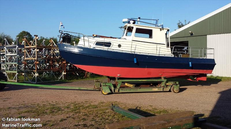 blaauwe draeck (Pleasure craft) - IMO , MMSI 244870841, Call Sign PB6298 under the flag of Netherlands