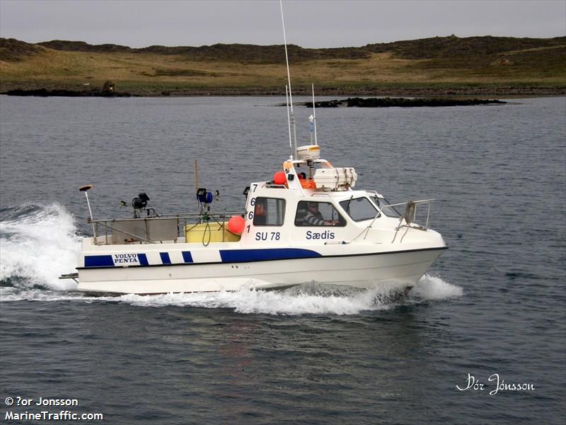 saedis (-) - IMO , MMSI 251490440, Call Sign 7661 under the flag of Iceland