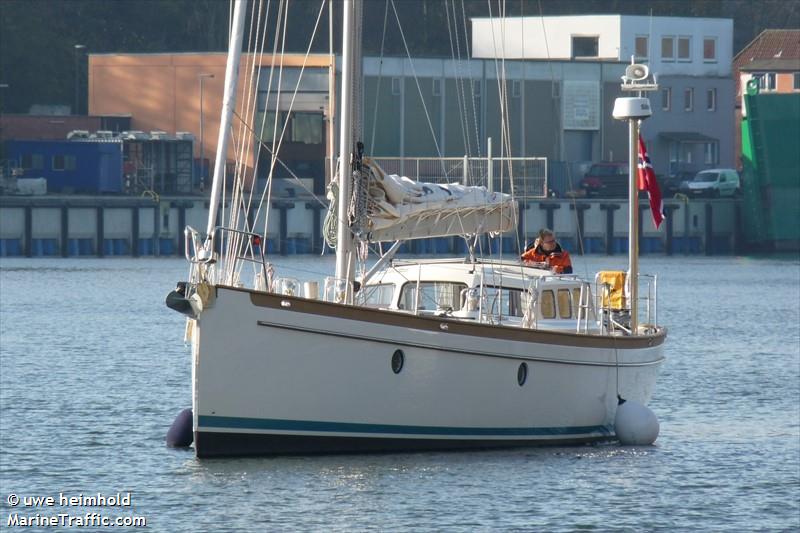 olivia (Sailing vessel) - IMO , MMSI 258107020, Call Sign LG6829 under the flag of Norway