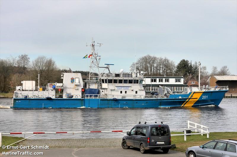 kbv 201 (Patrol Vessel) - IMO , MMSI 265820000, Call Sign SMKT under the flag of Sweden