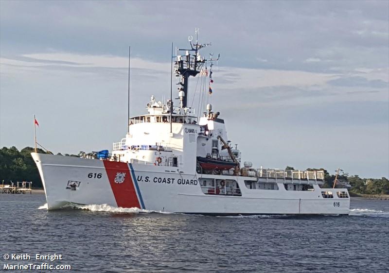 cg 616 (Law enforcment) - IMO , MMSI 367267000, Call Sign NMUD under the flag of United States (USA)