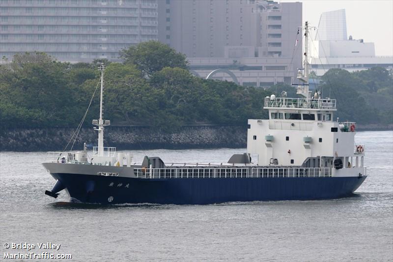 toshin maru (Cargo ship) - IMO , MMSI 431014511, Call Sign JD4766 under the flag of Japan