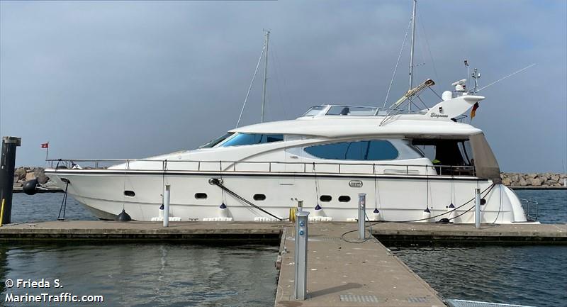 frieda s. (Pleasure craft) - IMO , MMSI 211113580, Call Sign DACG under the flag of Germany