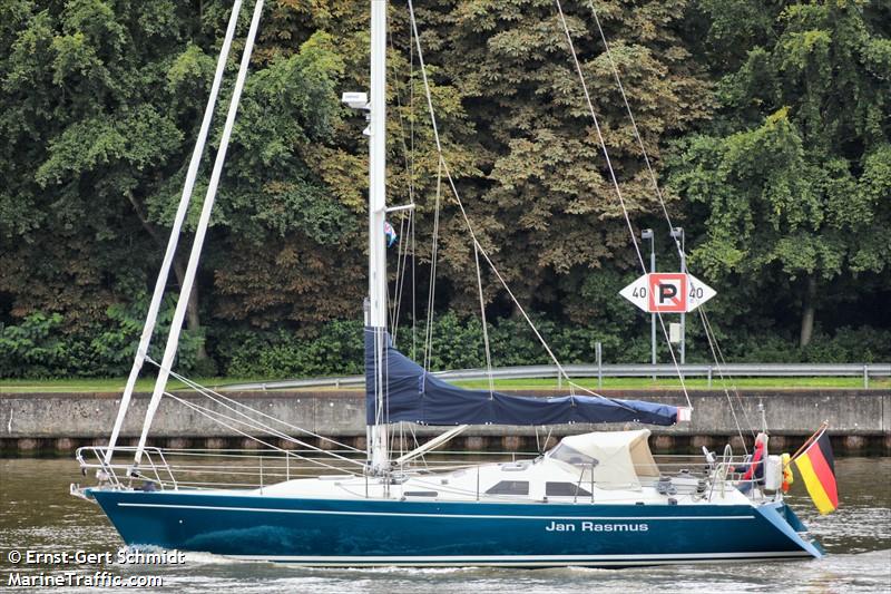 jan rasmus (Sailing vessel) - IMO , MMSI 211325220, Call Sign DH 8685 under the flag of Germany