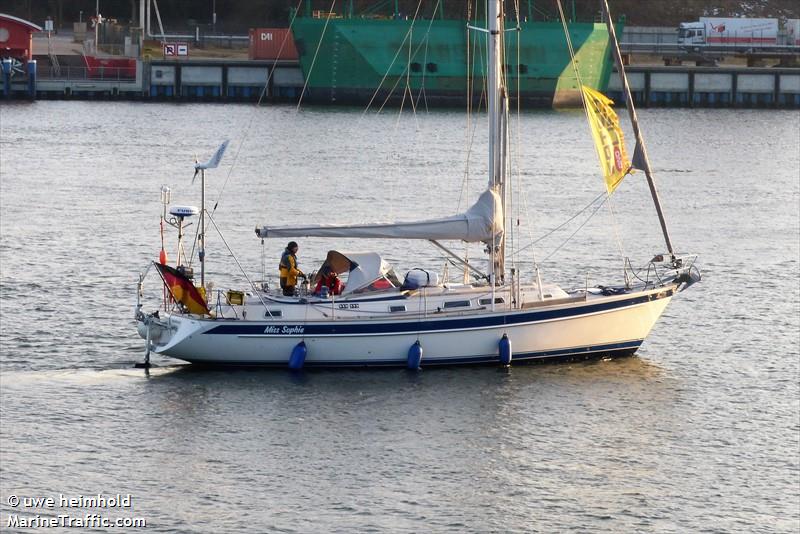 miss sophie (Sailing vessel) - IMO , MMSI 211615810, Call Sign DH7785 under the flag of Germany