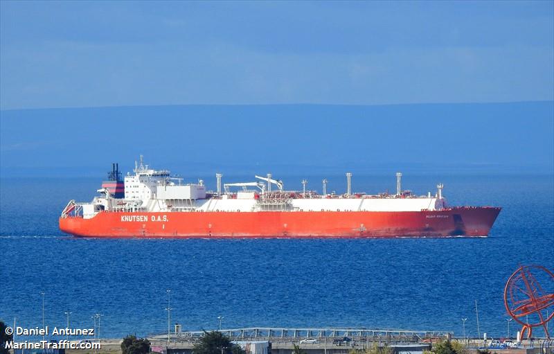bilbao knutsen (LNG Tanker) - IMO 9236432, MMSI 224606000, Call Sign ECER under the flag of Spain