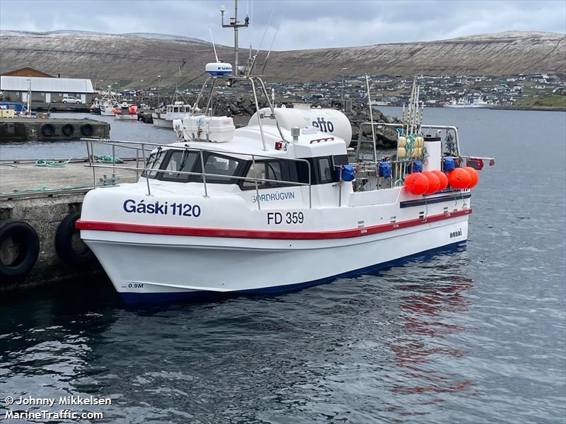 gordrugvin (Fishing vessel) - IMO , MMSI 231405000, Call Sign OW2114 under the flag of Faeroe Islands