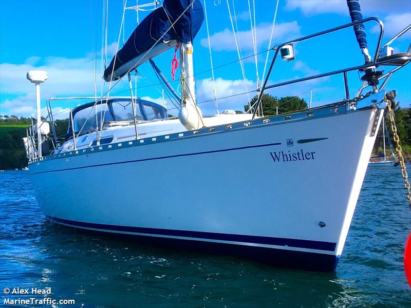 whistler (Pleasure craft) - IMO , MMSI 235031219, Call Sign VSXW8 under the flag of United Kingdom (UK)