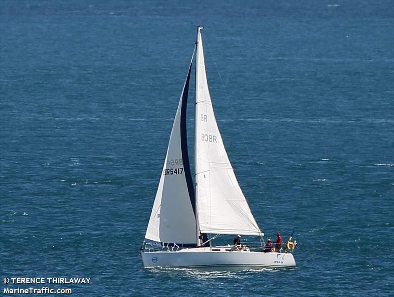white knight 7 (Sailing vessel) - IMO , MMSI 235106176, Call Sign 2ETT6 under the flag of United Kingdom (UK)