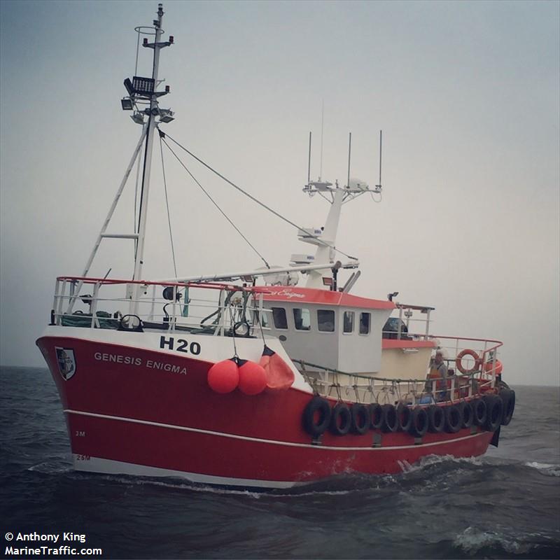 genesis enigma (Fishing vessel) - IMO , MMSI 235113355 under the flag of United Kingdom (UK)