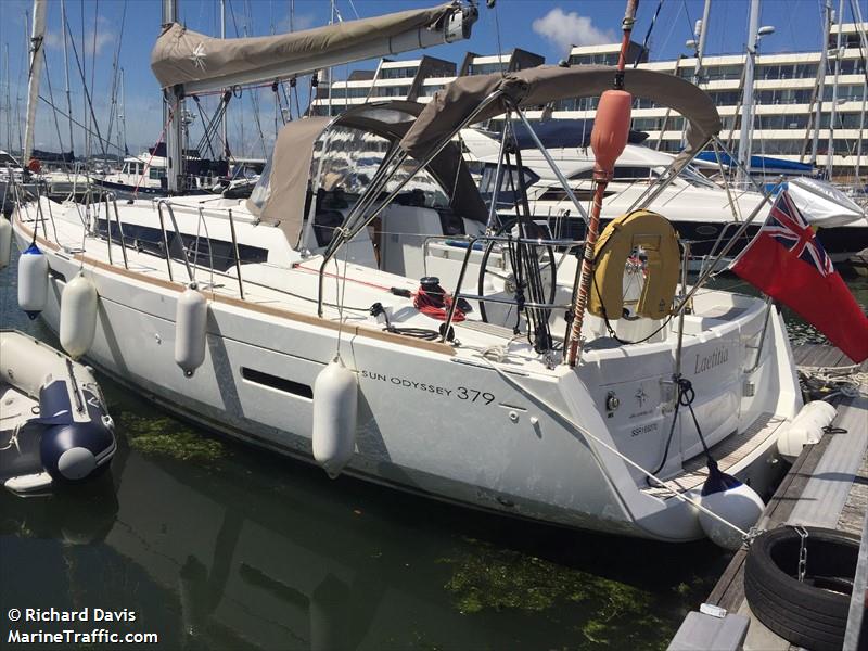 laetitia (Sailing vessel) - IMO , MMSI 235113963, Call Sign 2IZC3 under the flag of United Kingdom (UK)