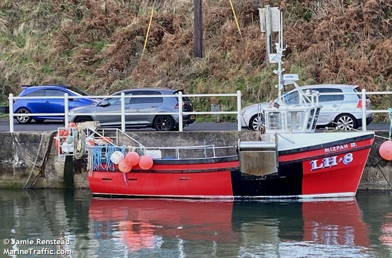 mizpah iii (Fishing vessel) - IMO , MMSI 235117658, Call Sign 0 under the flag of United Kingdom (UK)