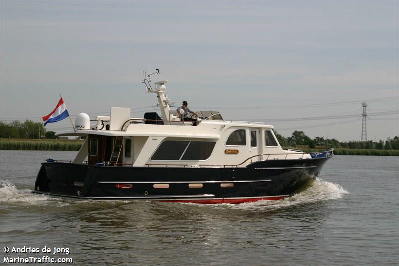 shamal (Pleasure craft) - IMO , MMSI 244010691, Call Sign PI4273 under the flag of Netherlands