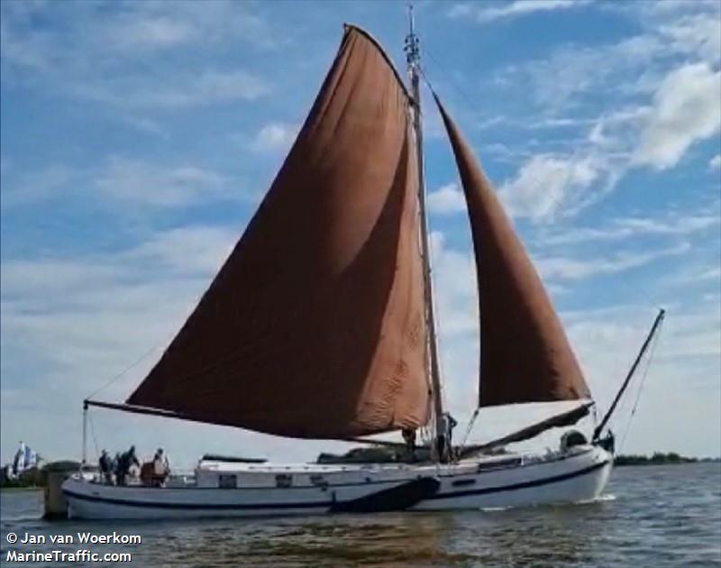 vier gebroeders (Pleasure craft) - IMO , MMSI 244115407, Call Sign PI4500 under the flag of Netherlands