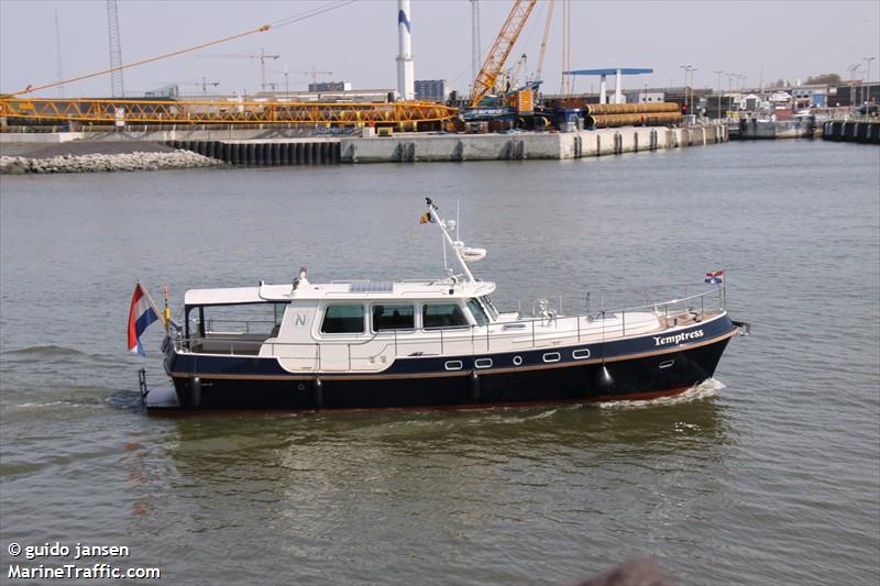 temptress (Pleasure craft) - IMO , MMSI 244153249, Call Sign PG9206 under the flag of Netherlands