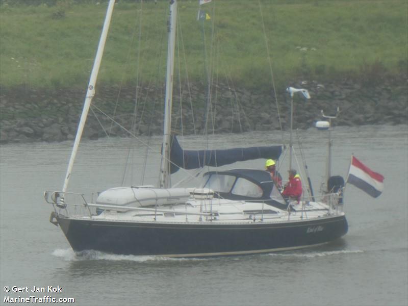kind of blue (Sailing vessel) - IMO , MMSI 244250295 under the flag of Netherlands