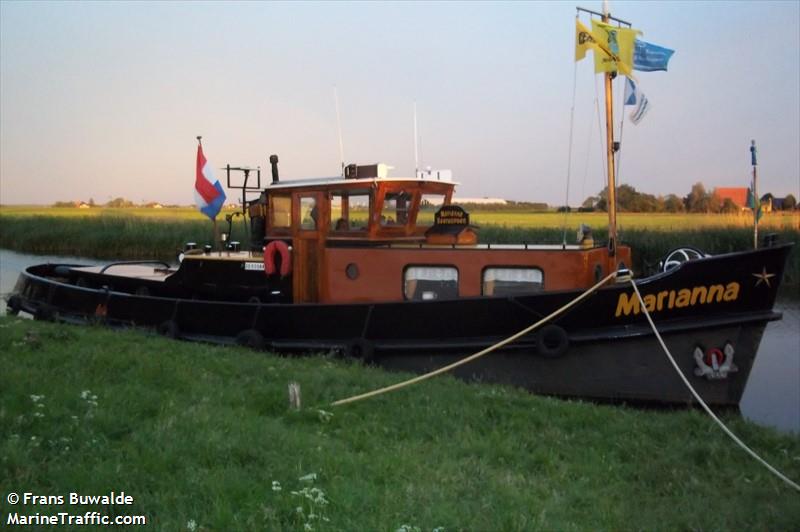 marianna (Pleasure craft) - IMO , MMSI 244670635, Call Sign PD5173 under the flag of Netherlands