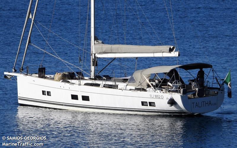 talitha kumi (Pleasure craft) - IMO , MMSI 247228680, Call Sign IM 4065 under the flag of Italy