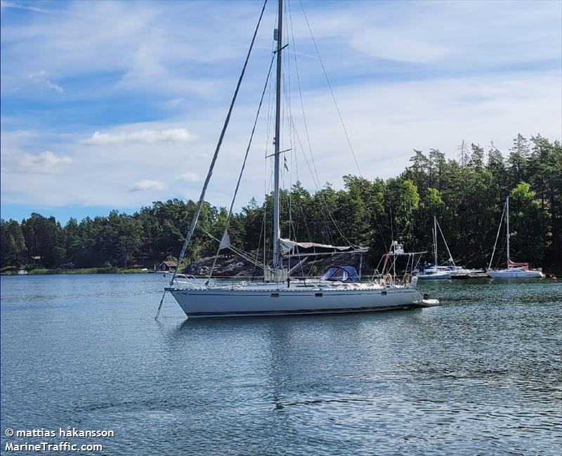 kyoko (Sailing vessel) - IMO , MMSI 265674590 under the flag of Sweden