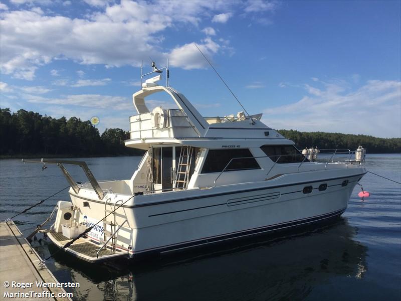 majsan (Pleasure craft) - IMO , MMSI 265802060, Call Sign SMDZ under the flag of Sweden