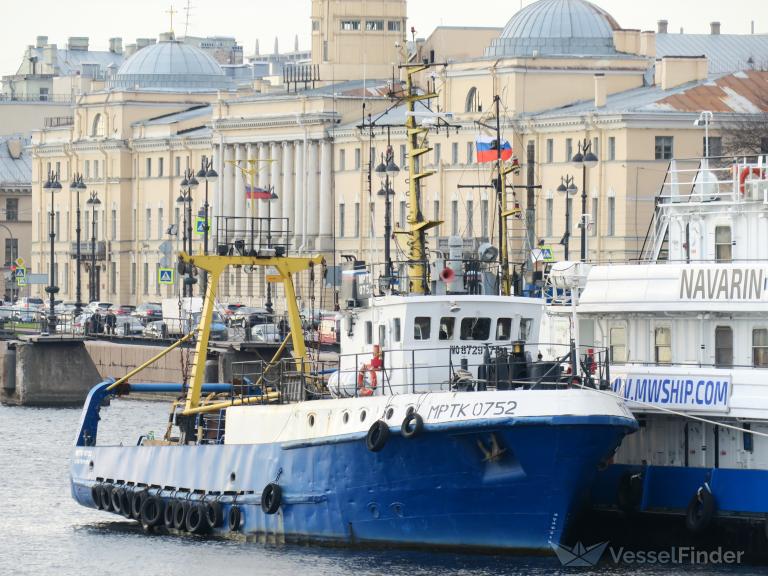 mrtk 0752 (Fishing Vessel) - IMO 8729274, MMSI 273252000, Call Sign UCRK under the flag of Russia