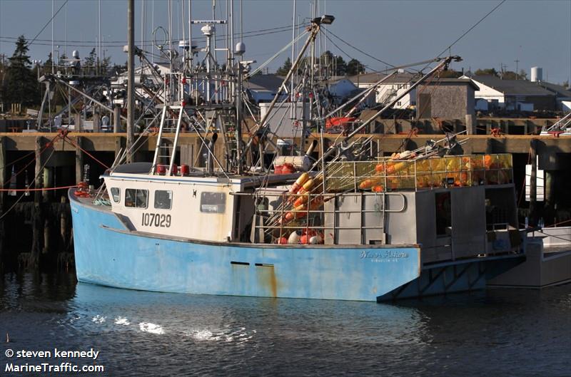 never ashore (Fishing vessel) - IMO , MMSI 316009544 under the flag of Canada