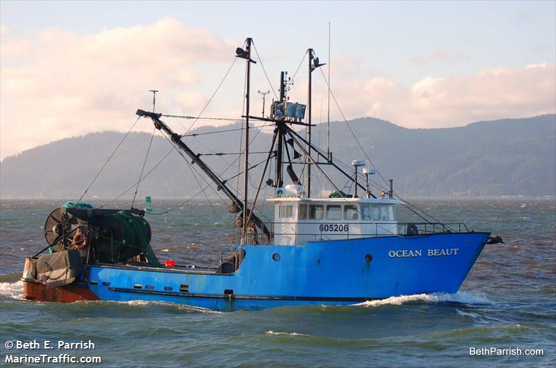ocean beaut (Fishing vessel) - IMO , MMSI 367187080, Call Sign WDD7485 under the flag of United States (USA)