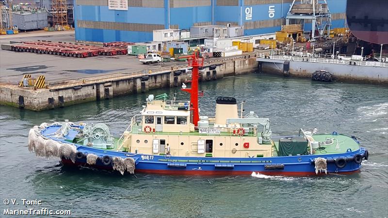 st-77 (Tug) - IMO , MMSI 440198210, Call Sign 377ST under the flag of Korea