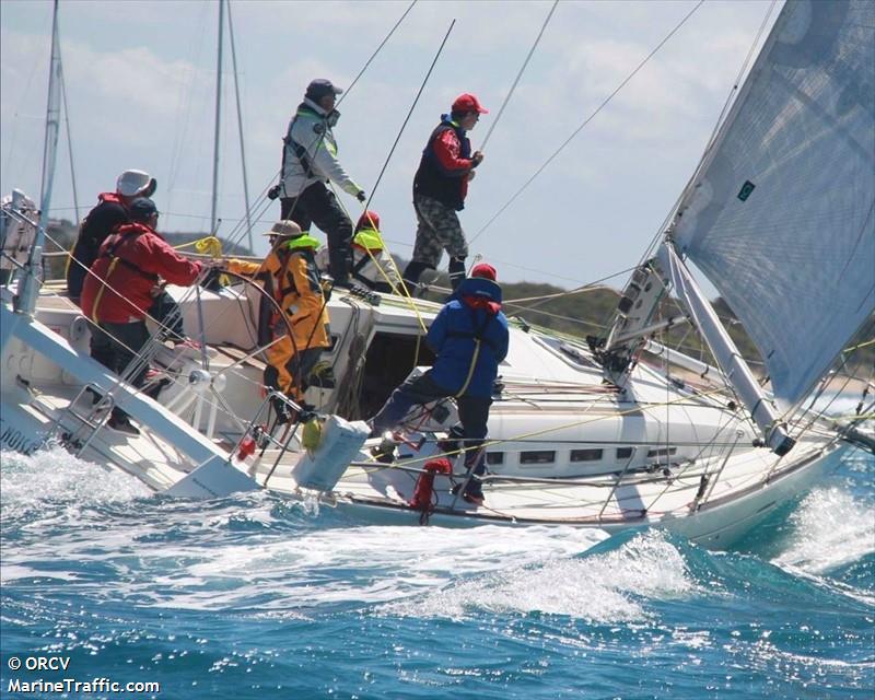 white noise (Sailing vessel) - IMO , MMSI 503187700, Call Sign VKV7108 under the flag of Australia