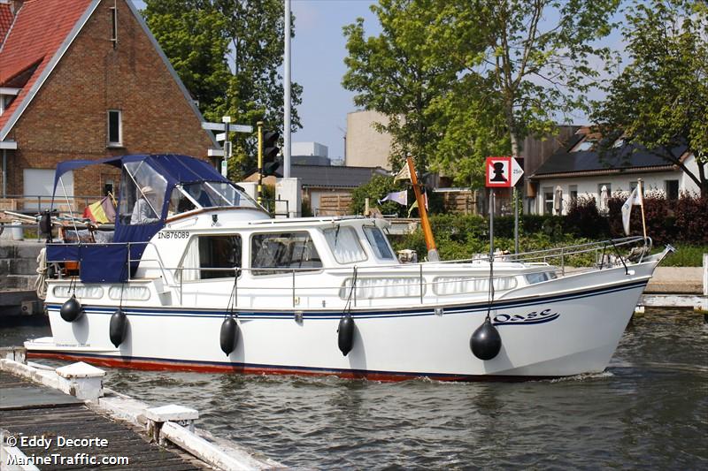 oase (Pleasure craft) - IMO , MMSI 205440110, Call Sign OR4401 under the flag of Belgium