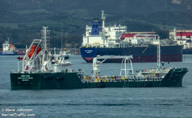green cadiz (Bunkering Tanker) - IMO 9810197, MMSI 224805000, Call Sign EAUE under the flag of Spain