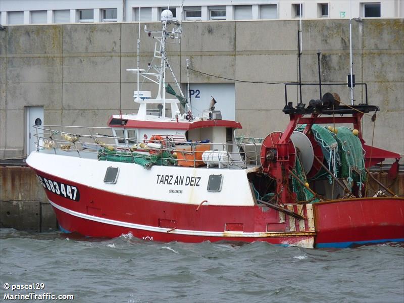 tarz an deiz (Fishing vessel) - IMO , MMSI 228193000 under the flag of France