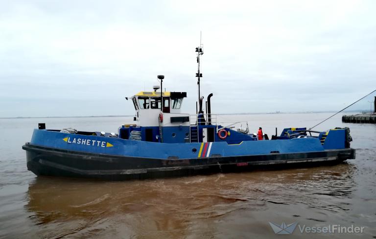 lashette (Tug) - IMO , MMSI 232031442, Call Sign MIIW3 under the flag of United Kingdom (UK)