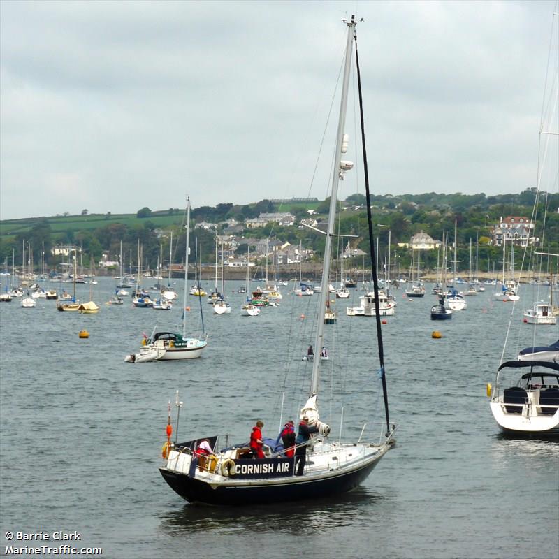 cornish air (Sailing vessel) - IMO , MMSI 235017352, Call Sign GCUH under the flag of United Kingdom (UK)