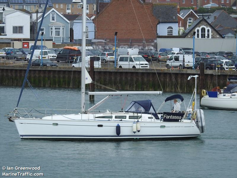 fantasea (Sailing vessel) - IMO , MMSI 235028451, Call Sign MJQF8 under the flag of United Kingdom (UK)