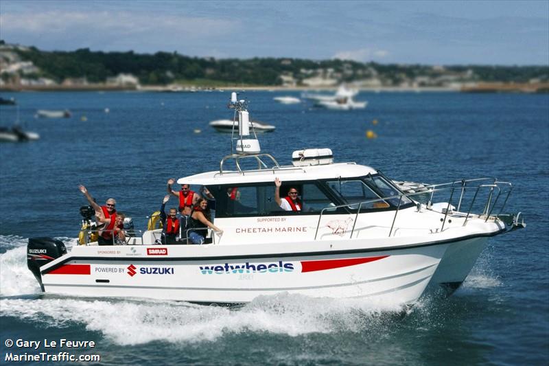 wetwheels jersey (Pleasure craft) - IMO , MMSI 235101495, Call Sign 2GYE6 under the flag of United Kingdom (UK)