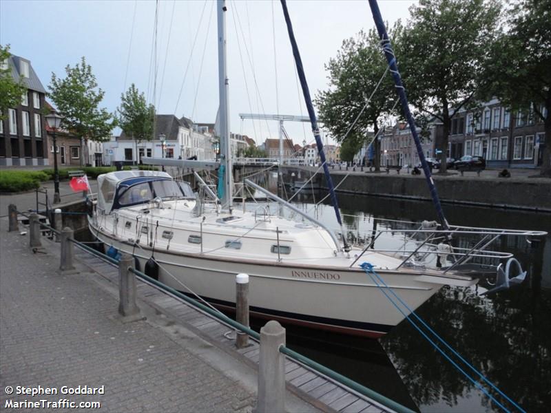 innuendo (Sailing vessel) - IMO , MMSI 235110411, Call Sign 21JZ6 under the flag of United Kingdom (UK)
