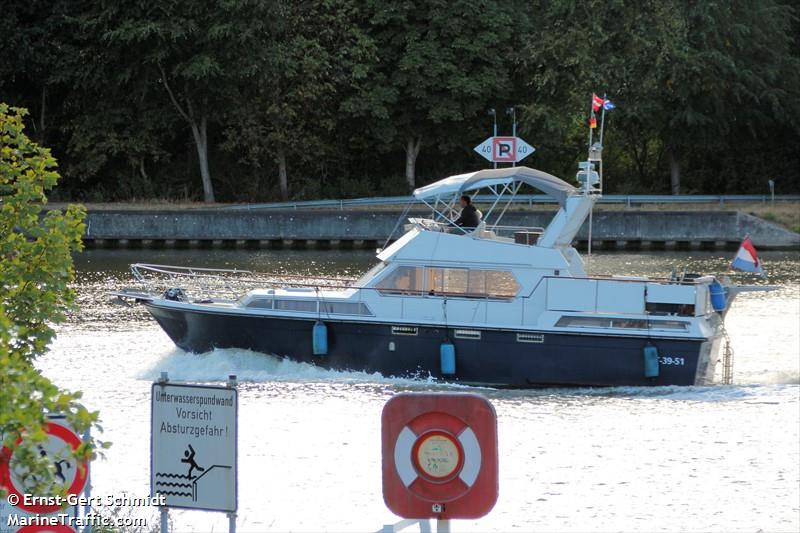 twister (Pleasure craft) - IMO , MMSI 244020697, Call Sign PI2641 under the flag of Netherlands