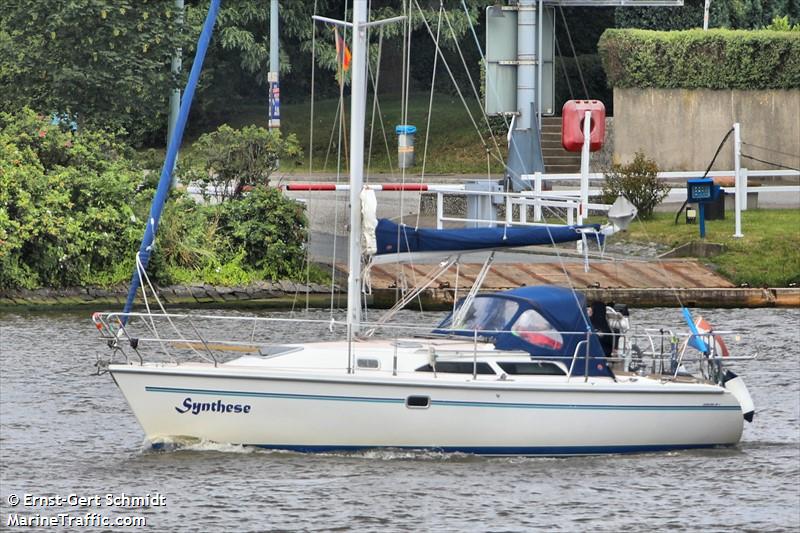 synthese (Pleasure craft) - IMO , MMSI 244183898, Call Sign PD8430 under the flag of Netherlands