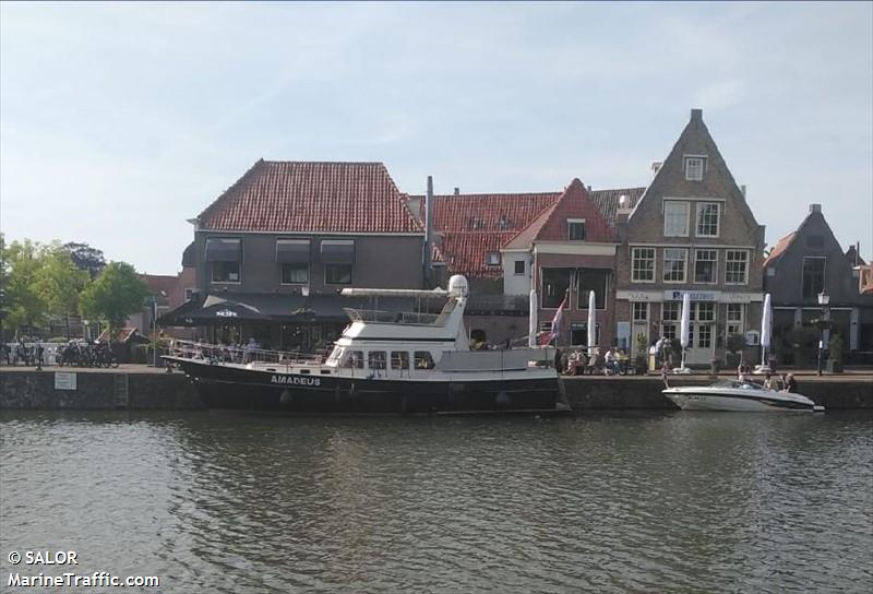amadeus (Pleasure craft) - IMO , MMSI 244260515, Call Sign PC2854 under the flag of Netherlands