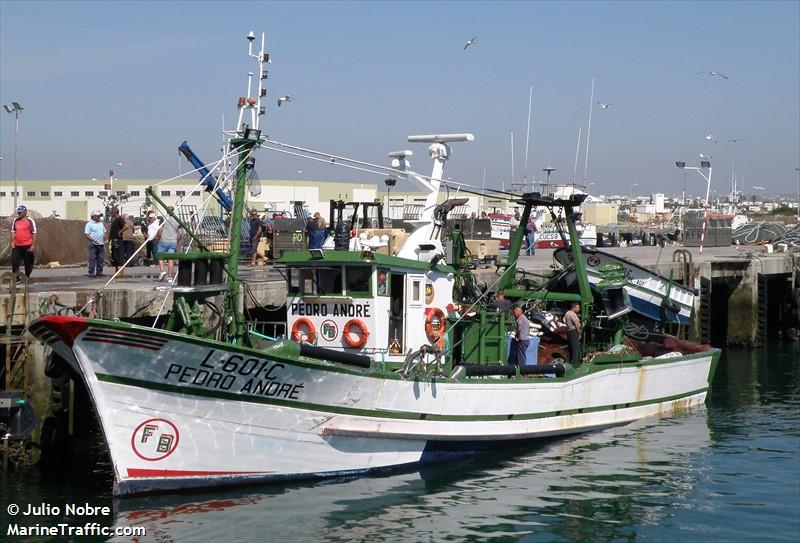 pedro andre (Fishing vessel) - IMO , MMSI 263500208, Call Sign CUDD4 under the flag of Portugal