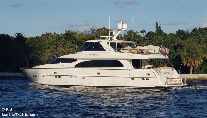 my on koorse (Pleasure craft) - IMO , MMSI 367666960, Call Sign WDH9333 under the flag of United States (USA)